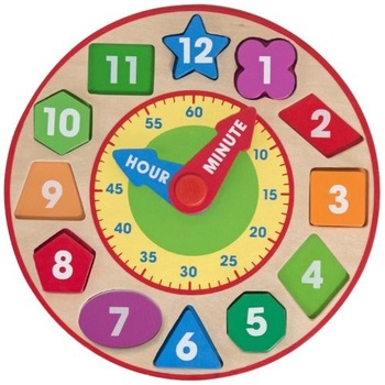 Ceas sortator de forme Melissa and Doug Ceas sortator de forme Melissa and Doug
