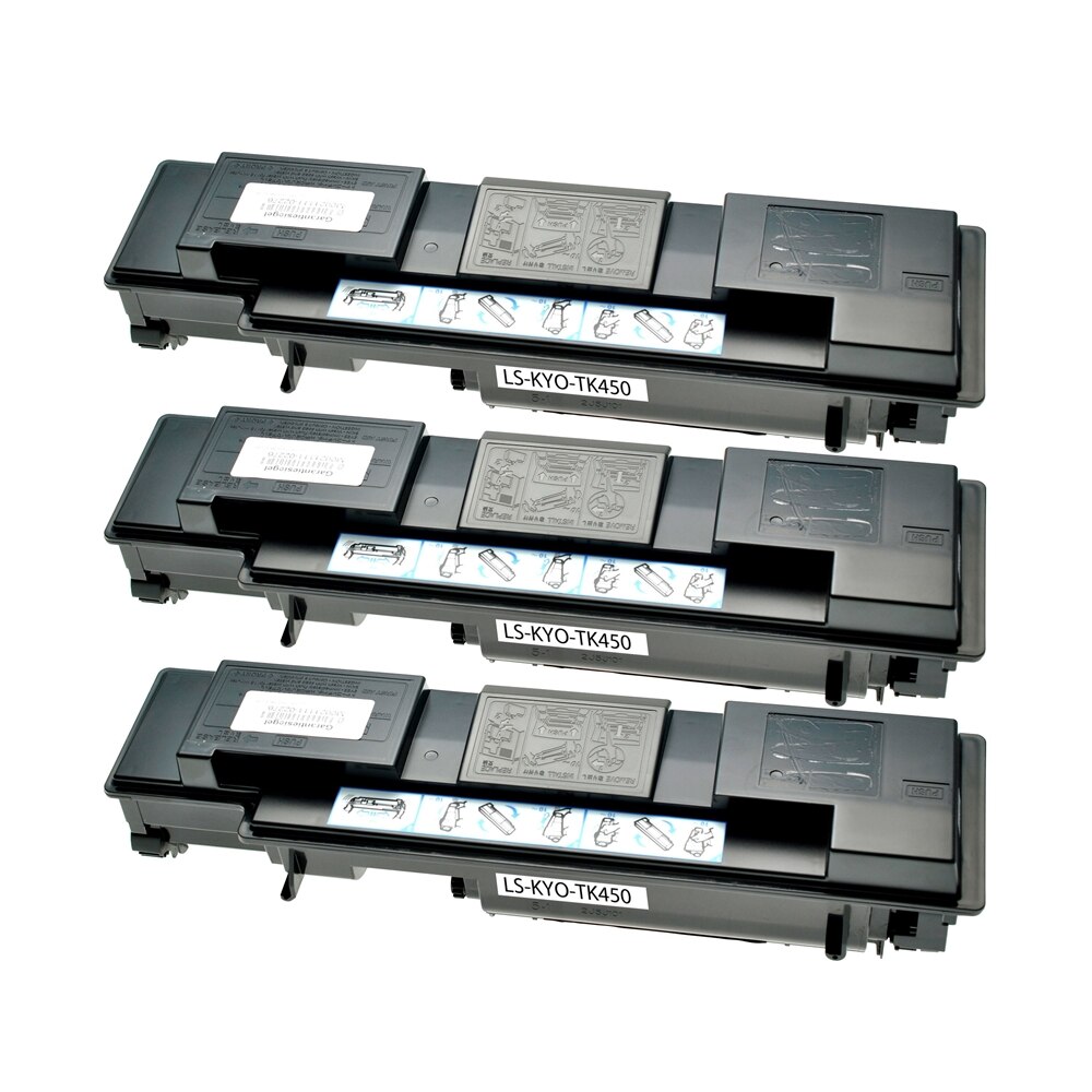 Set 3 Cartuse toner TK 450 BK 45000 Pag compatibile Kyocera FS-6970DN