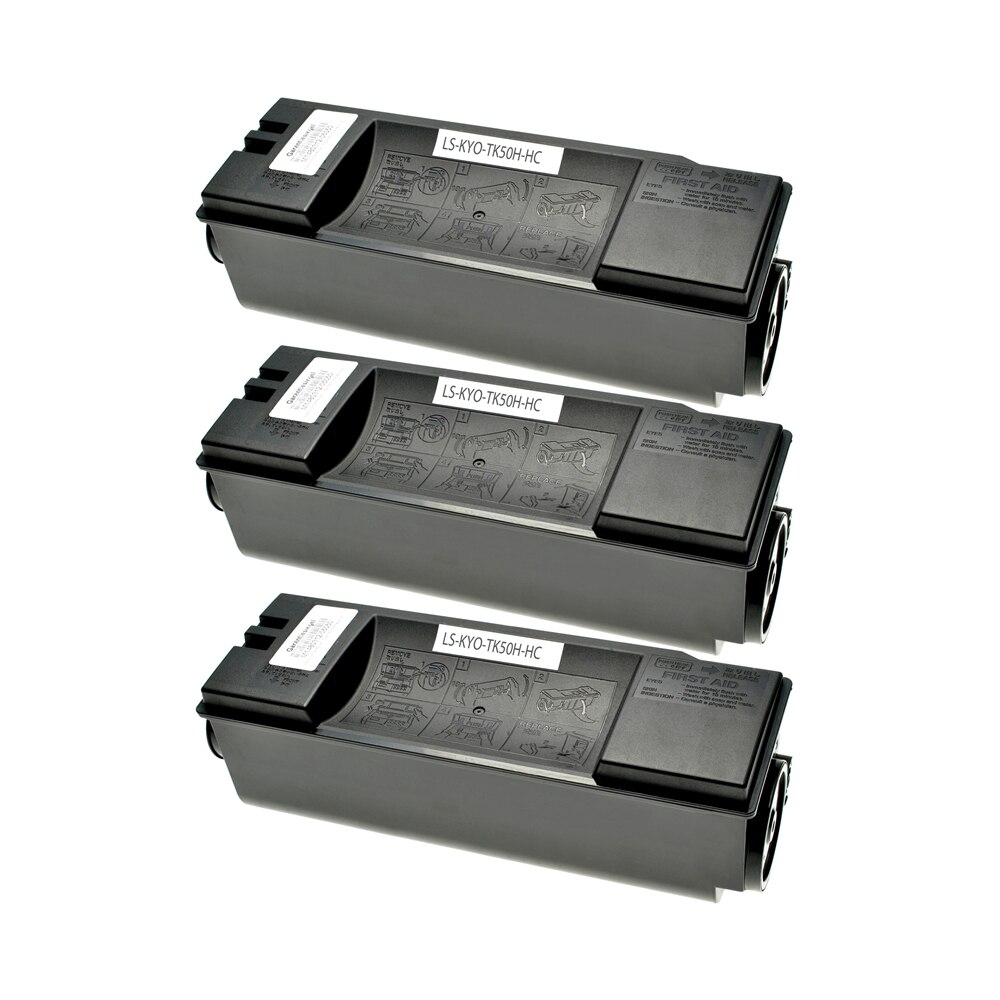 Set 3 Cartuse toner TK 50 BK 30000 Pag compatibile Kyocera FS 1900