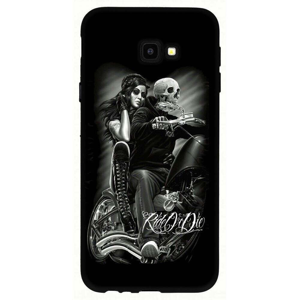 Husa Samsung Galaxy J4 Plus 2018 - Silicon Matte TPU Ride or Die