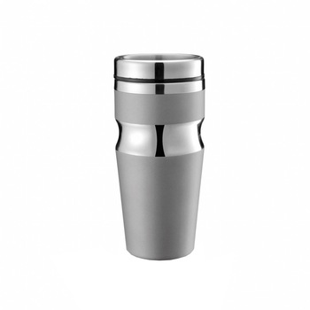 Cana de calatorie 350 ml, XD by AleXer, CR, otel inoxidabil, pp, gri, breloc inclus din piele ecologica si metal Cana de calatorie 350 ml, XD by AleXer, CR, otel inoxidabil, pp, gri, breloc inclus din piele ecologica si metal