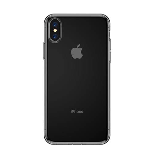Husa Baseus Simplicity cu Protectie Antipraf iPhone Xr Negru Transparent