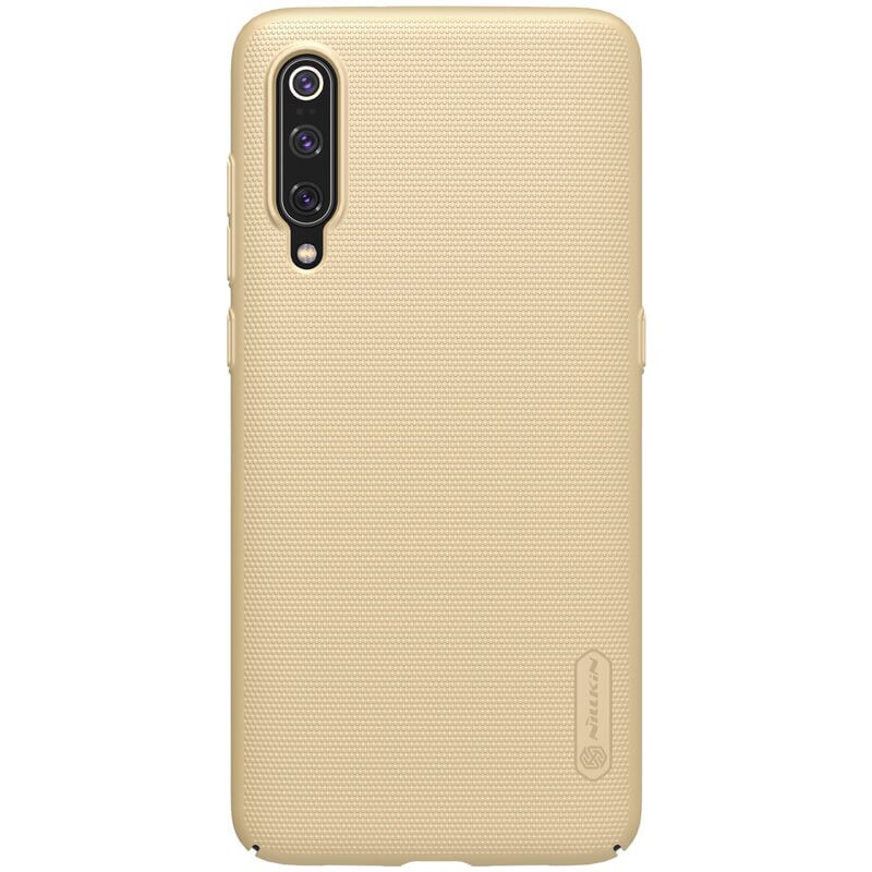 Husa protectie spate din plastic texturat auriu, pentru Xiaomi Mi9/Mi9 Explorer- Nillkin Frosted Shield