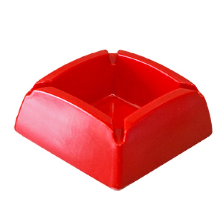 Scrumiera melamin patrata CULINARO rosie 9,5x9,5cm