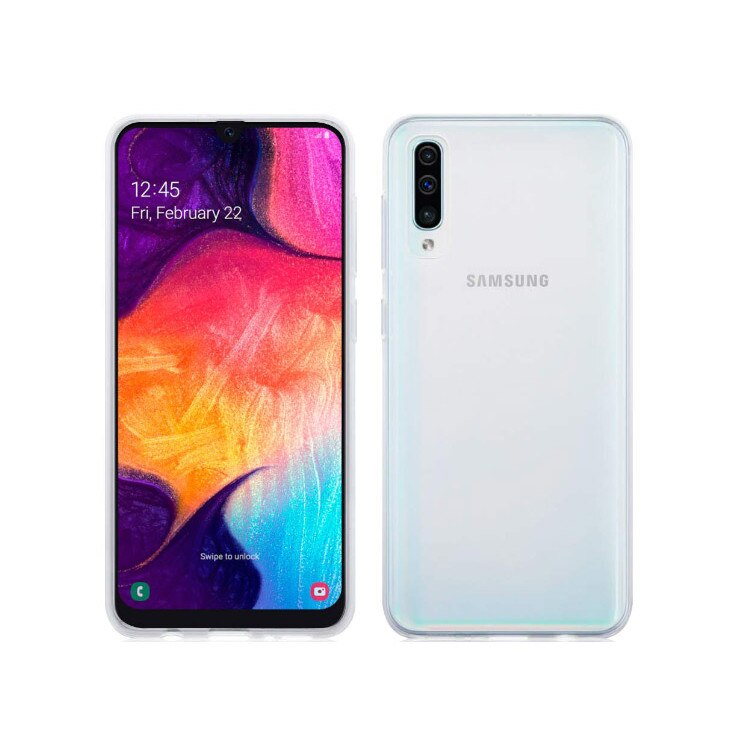 Husa protectie slim, Samsung A50, Silicon Transparent