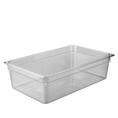 Tava gastronorm policarbonat RAKI 1/1-200 530x325x200mm 25,6lt transparent