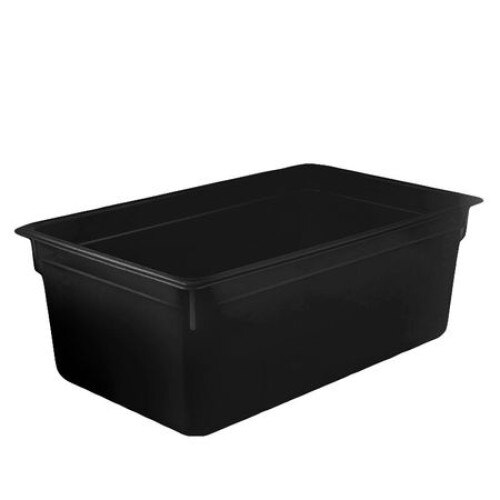Tava gastronorm policarbonat RAKI 1/1-200 530x325x200mm 25,6lt negru