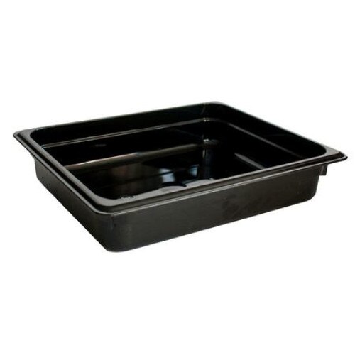 Tava gastronorm policarbonat RAKI 1/2-65 325x265x65mm 3,9lt negru