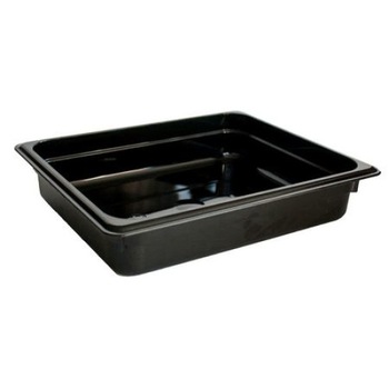 Tava gastronorm policarbonat RAKI 1/2-100 325x265x100mm 5,9lt negru Tava gastronorm policarbonat RAKI 1/2-100 325x265x100mm 5,9lt negru