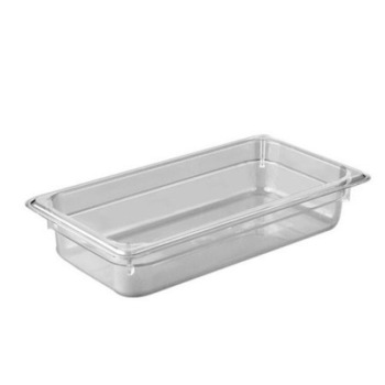 Tava gastronorm policarbonat RAKI 1/3-150 325x176x150mm 5,3lt transparent Tava gastronorm policarbonat RAKI 1/3-150 325x176x150mm 5,3lt transparent