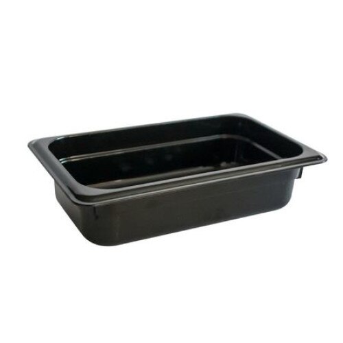 Tava gastronorm policarbonat RAKI 1/4-65 265x162x65mm 1,7lt negru