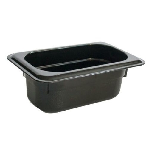 Tava gastronorm policarbonat RAKI 1/9-65 176x108x65mm 0,57lt negru
