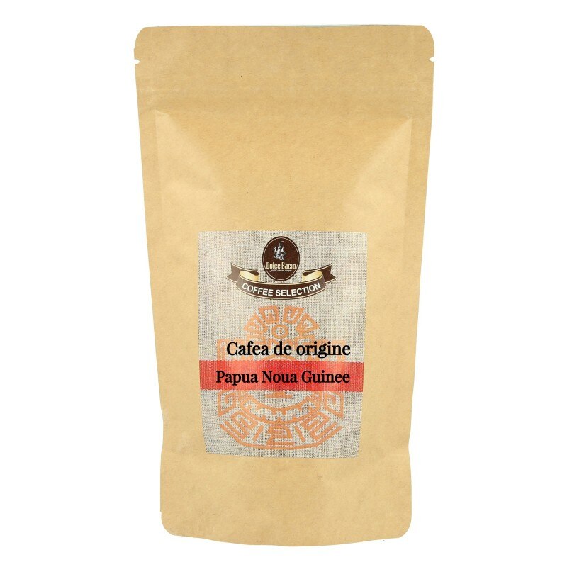 Cafea boabe de origine Papua Noua Guinee Sigri Dolce Bacio, 200 g
