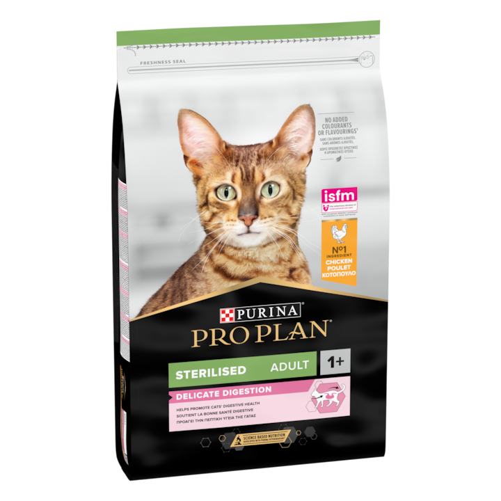 Hrana uscata pentru pisici Pro Plan Sterilised, Pui, 10kg