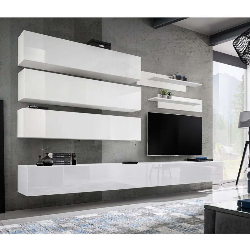 Living Genarom Fly J 23 WW FY J1, Alb/Alb Lucios, 320 x 180 x 40 cm