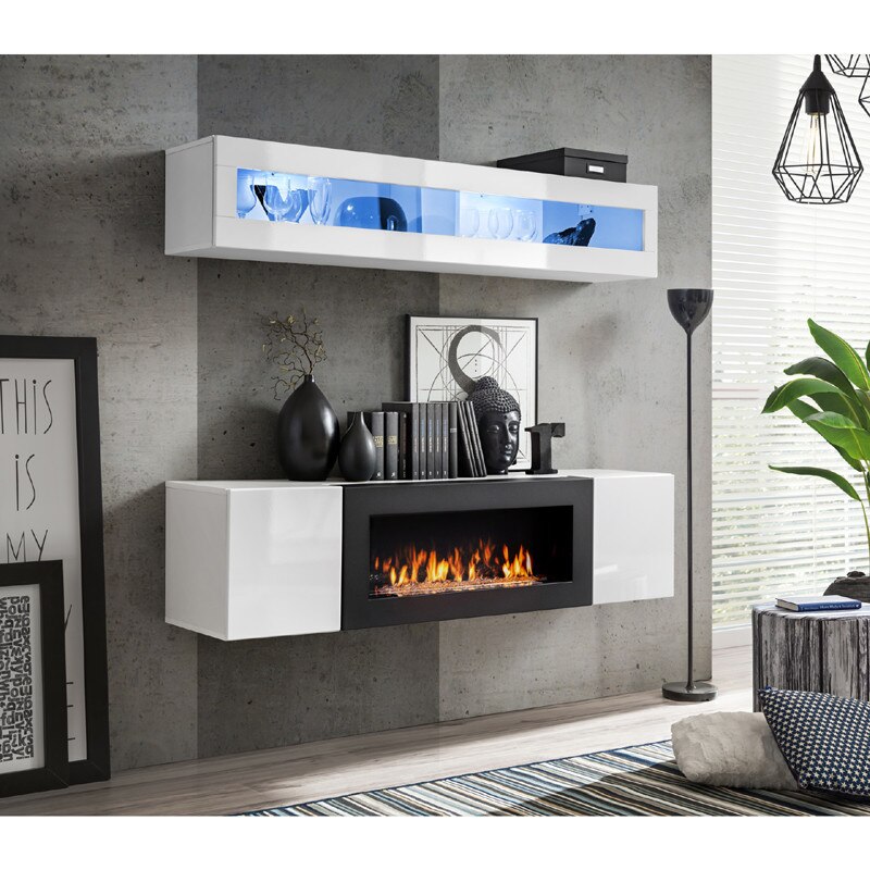Living Genarom Fly N 23 WW FY N2, Alb/Alb Lucios, 160 x 150 x 40 cm