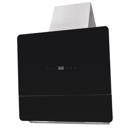 Hota din sticla securizata cu ecran digital, vidaXL, Negru