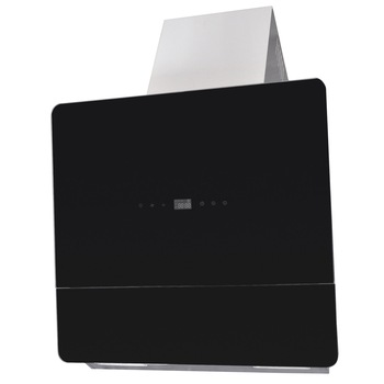 Hota din sticla securizata cu ecran digital, vidaXL, Negru Hota din sticla securizata cu ecran digital, vidaXL, Negru