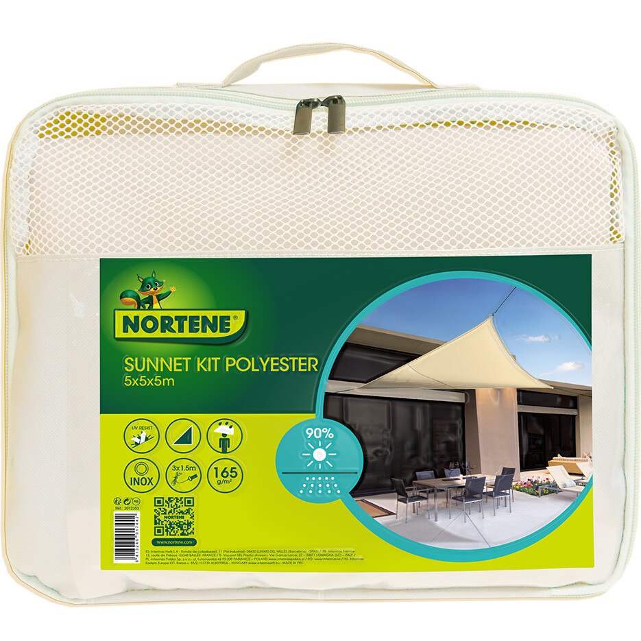 Protectie solara Sunnet Kit bej 90% 5 x 5 x 5 m