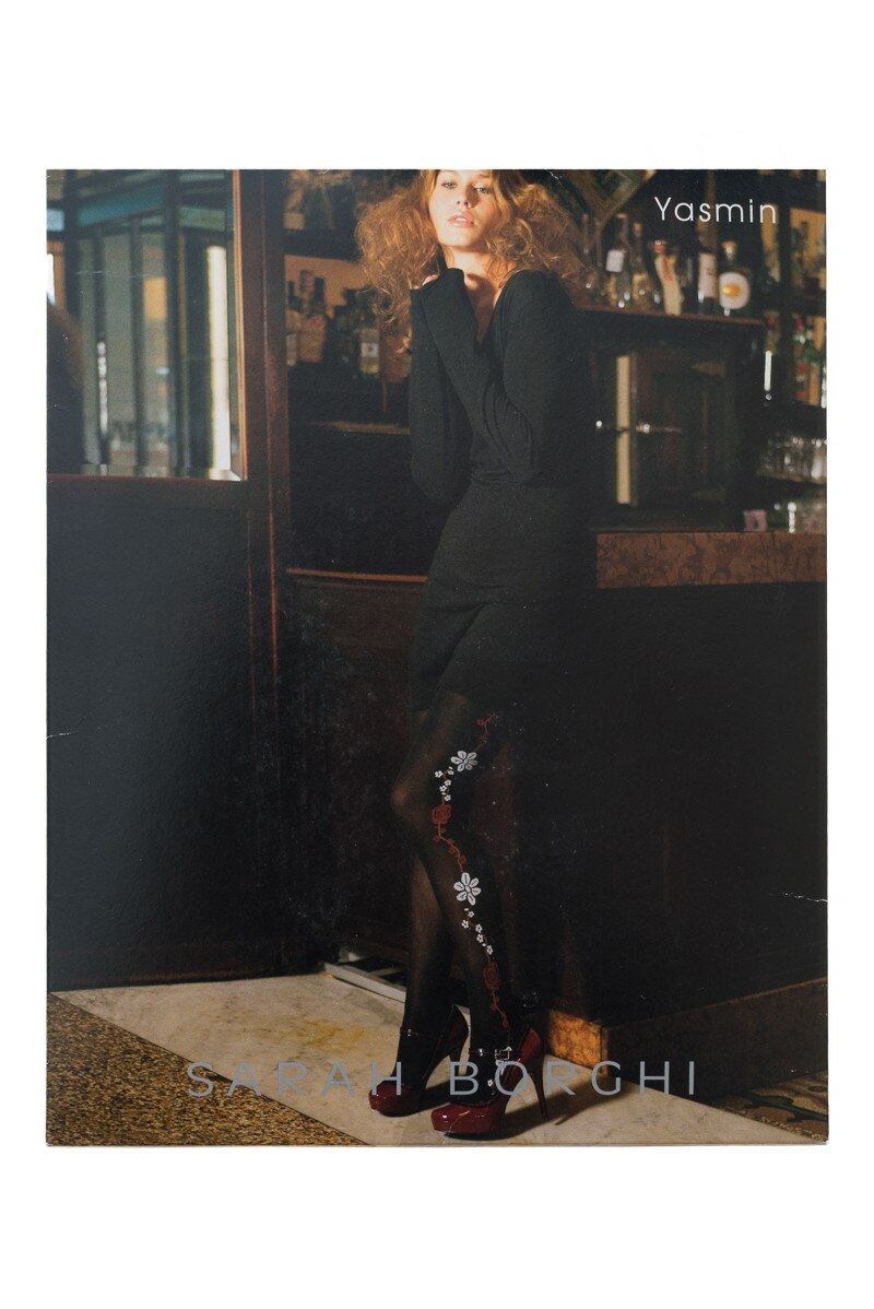 Dres cu model vertical floral, Sarah Borghi, Yasmin 100 DEN,, Maro