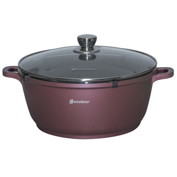 Oala ceramica Schmitter aluminiu turnat, 24 cm, 3.5L Oala ceramica Schmitter aluminiu turnat, 24 cm, 3.5L