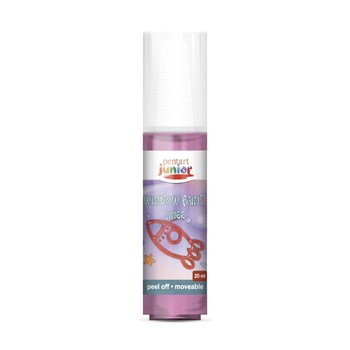 Vopsea de sticla exfoliabila Pentart junior - magenta, 20 ml Vopsea de sticla exfoliabila Pentart junior - magenta, 20 ml