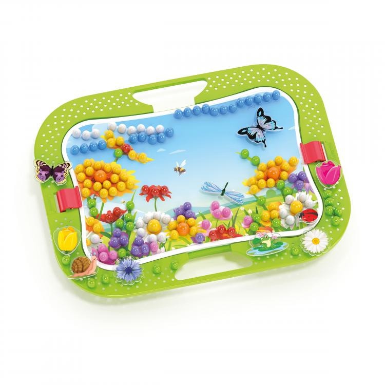 Jucarie creativa, Pioneze si insecte Nature Fun Bugs and pegs 0968 Quercetti