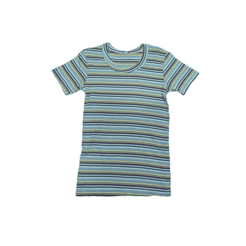 Tricou maneca scurta baieti Svim imprimeu dungi, Multicolor