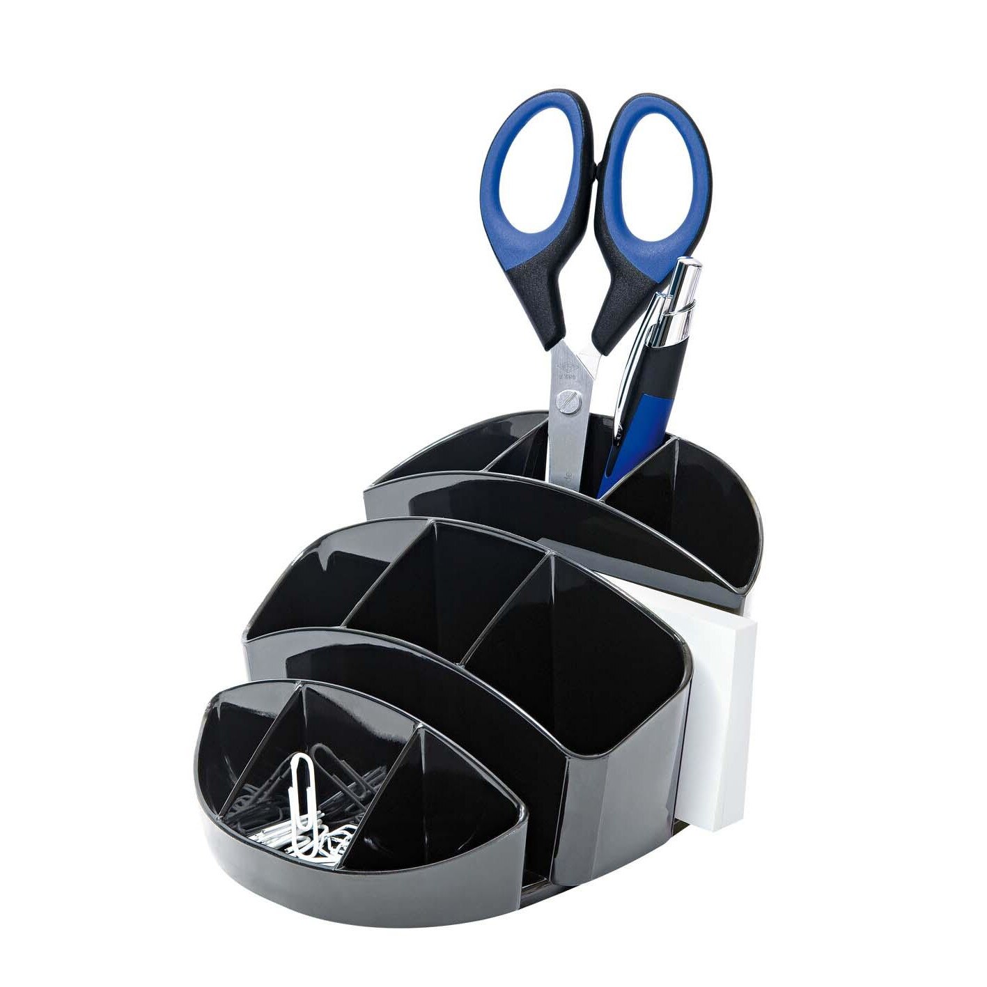 Suport accesorii de birou Wedo Rotondo negru