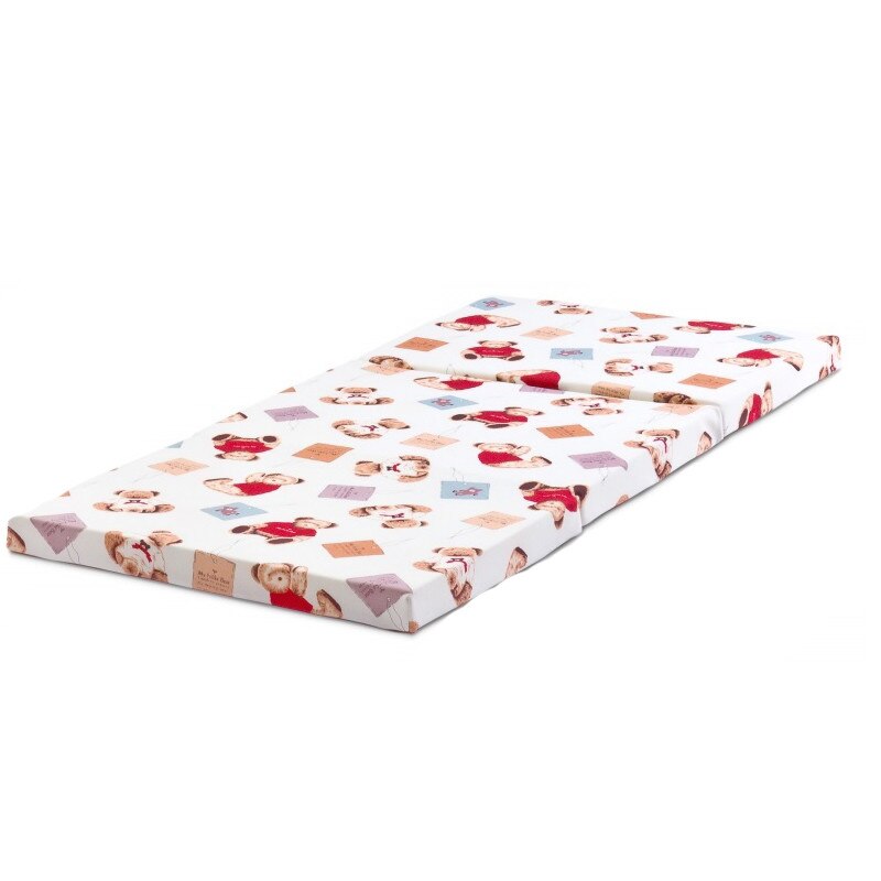 Saltea pliabila 120 x 60 cm Sensillo Teddy Bear SPST-C, Multicolor