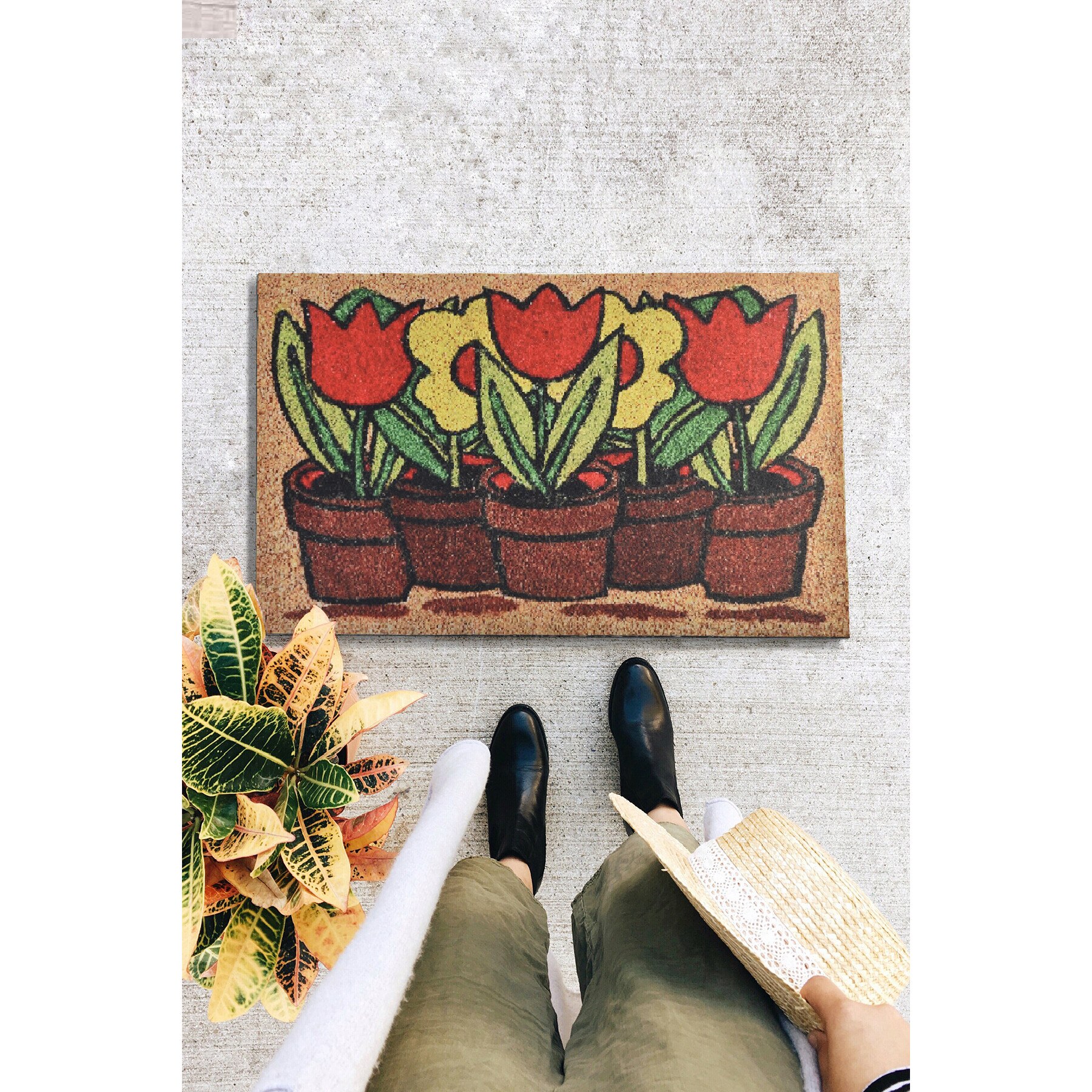Covoras Lalela, 45 cm x 70 cm, Multicolor
