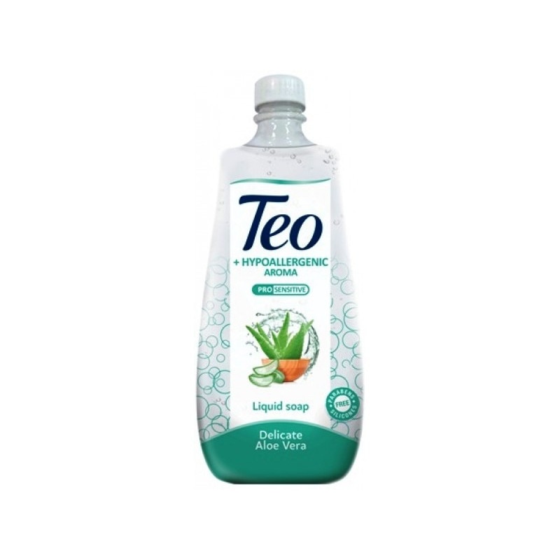 Sapun lichid Teo, rezerva 800ml, Aloe Vera