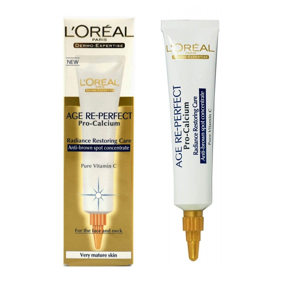 Concetrat anti-rid impotriva petelor maro L'OREAL Age Re-Perfect Pro Calcium, 30ml