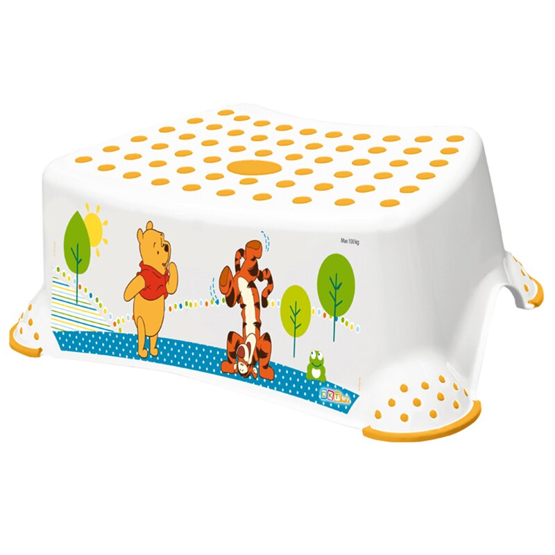 Inaltator baie Disney, antiderapant, 40,5 x 29 x 14 cm, Winnie the Pooh White, Alb