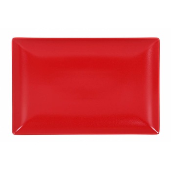 Set 6 platouri ceramice 30x20 cm, culoare rosie Set 6 platouri ceramice 30x20 cm, culoare rosie