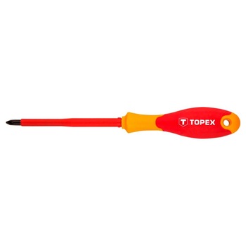 Surubelnita cap pozidrive, 1000V, PZ2 x 100 mm, Topex 39D480 Surubelnita cap pozidrive, 1000V, PZ2 x 100 mm, Topex 39D480