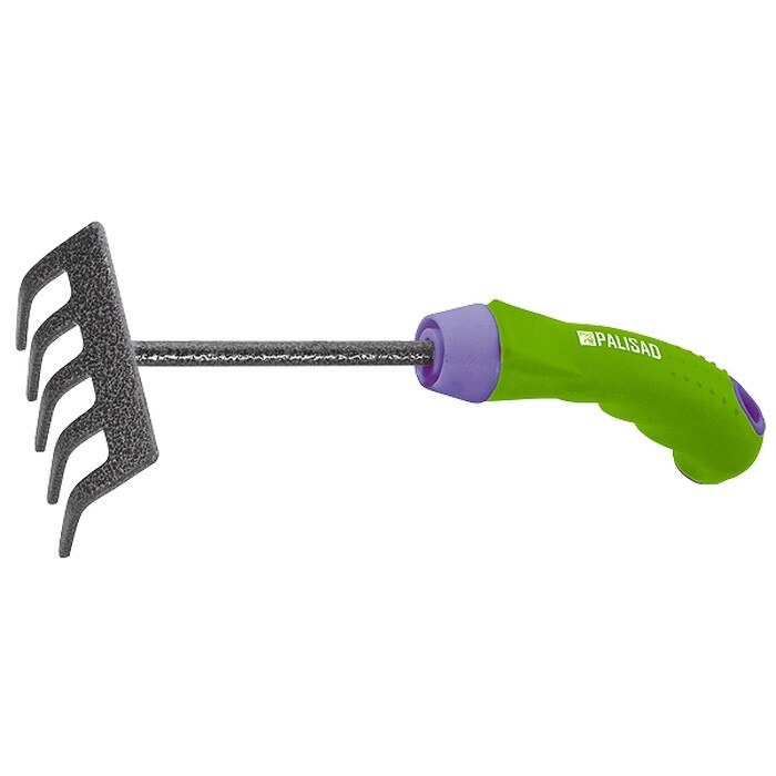 Grebla, 5 dinti, 90 mm, acoperire protectoare, maner ergonomic cauciucat, PALISAD