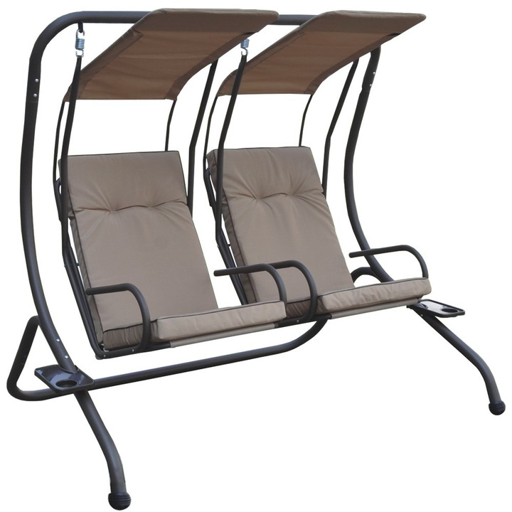 Balansoar gradina, 2 persoane CST Confort, structura metal, 170 x 136 x 170 cm