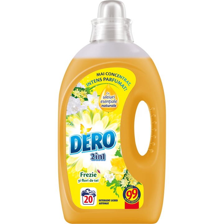Detergent rufe lichid Dero Frezie si Flori de Tei , 1l