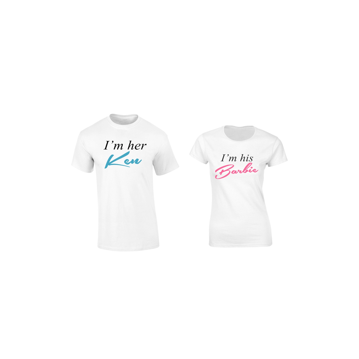 Set de 2 tricouri pentru cuplu I'm Her KEN, marimea XL