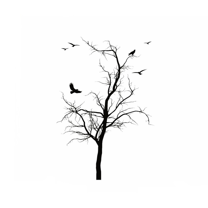 Sticker decorativ perete COPACUL 40X30 CM