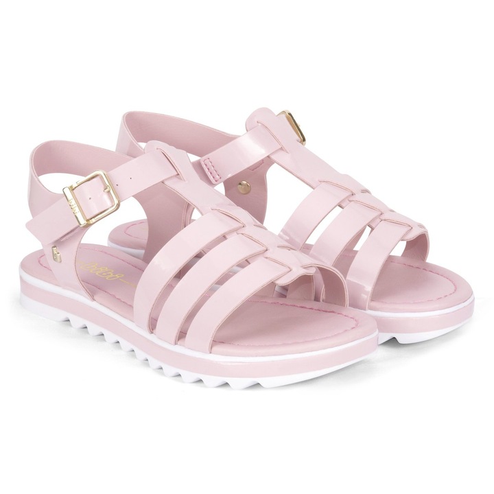 Детски Сандали за момиче BiBi Shoes Flat Form Pink, Розов, 35 EU