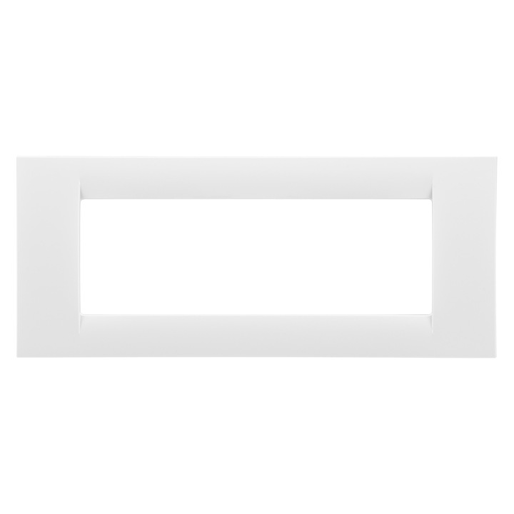 Rama Gewiss System Virna, 6 module, alb