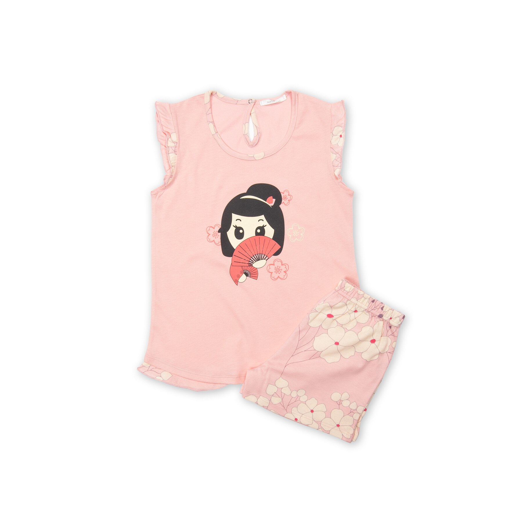 Compleu fete, Sofiaman, 16418, 6-7 ani, roz