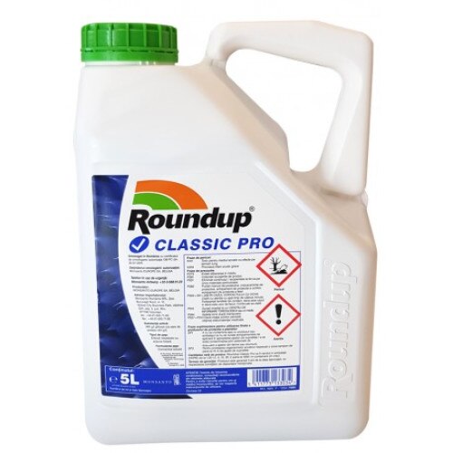 Erbicid total Roundup Classic Pro, 5 litri