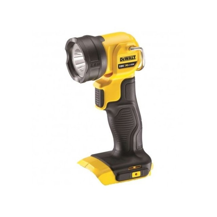Lanterna cu LED, Dewalt, 110 lumeni. fara acumulator 18V. 29x15 x 7.6cm. 285g DCL040-XJ