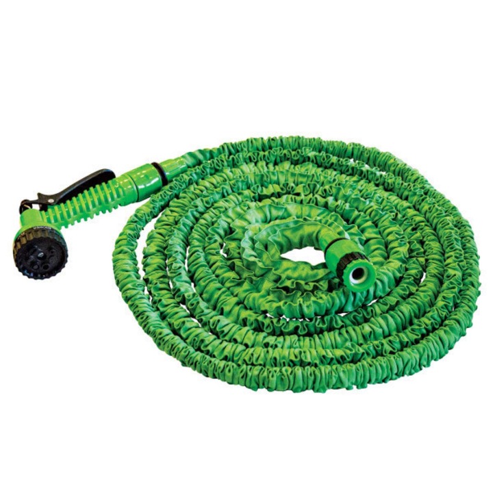 Csomag: Kihúzható kerti öntözőcső 60 méter hosszú zöld + kerti kesztyű ajándék + ajándék fülhallgató fülbe helyezhető fejhallgató mikrofonnal és távirányítóval Iphone, Ipad, Ipod, Android készülékekhez