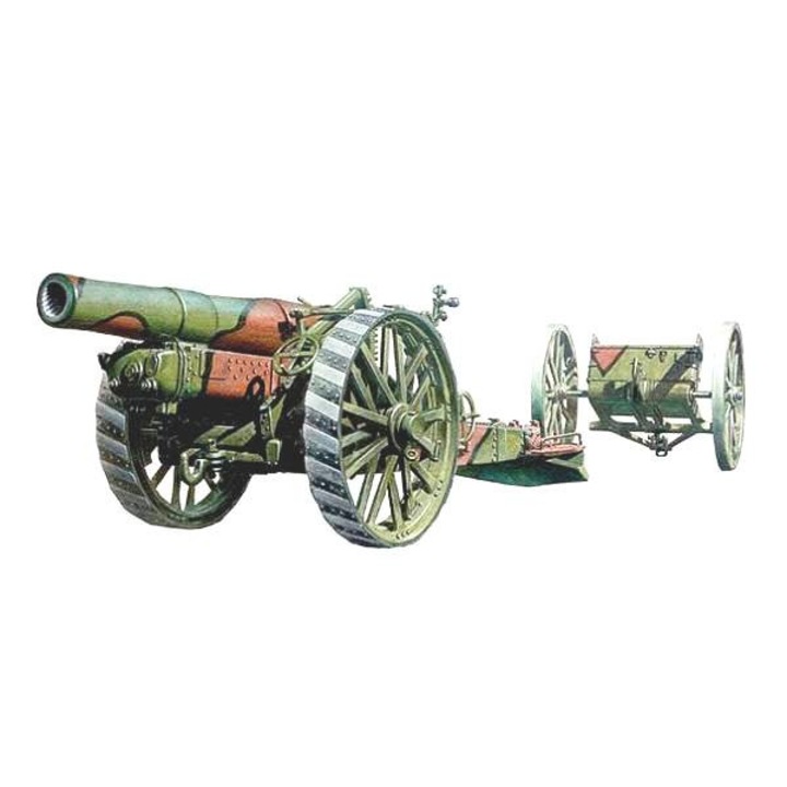 Macheta Militara de construit RODEN Tun BL 8 MK.VI 1:72 ROD 716