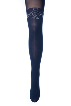 Dres din microfibra cu model pe spate si transparent pe pulpa, Sarah Borghi, Jamila, Bleumarin Dres din microfibra cu model pe spate si transparent pe pulpa, Sarah Borghi, Jamila, Bleumarin