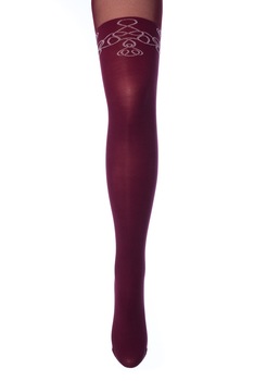 Dres din microfibra cu model pe spate si transparent pe pulpa, Sarah Borghi, Jamila, Bordo Dres din microfibra cu model pe spate si transparent pe pulpa, Sarah Borghi, Jamila, Bordo